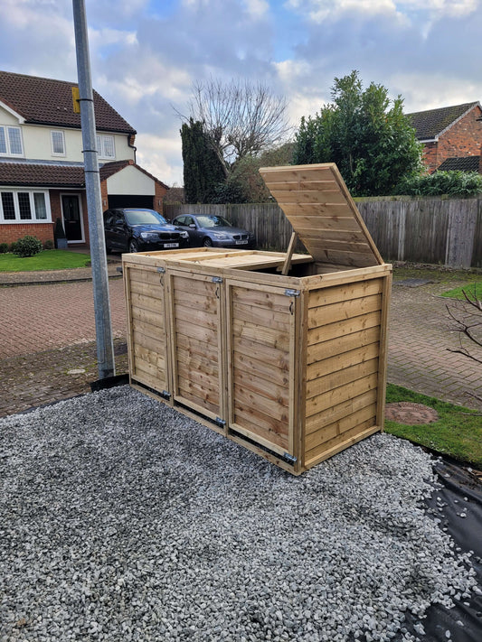 360l bin and below EXTRA DEEP Wheelie Bin Storage